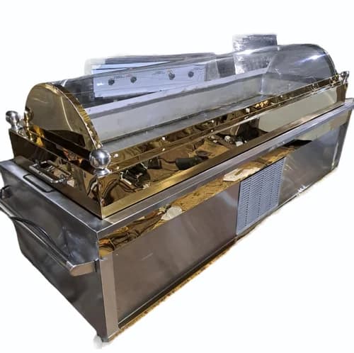 Stainless steel freezer box unit used for dignified transport