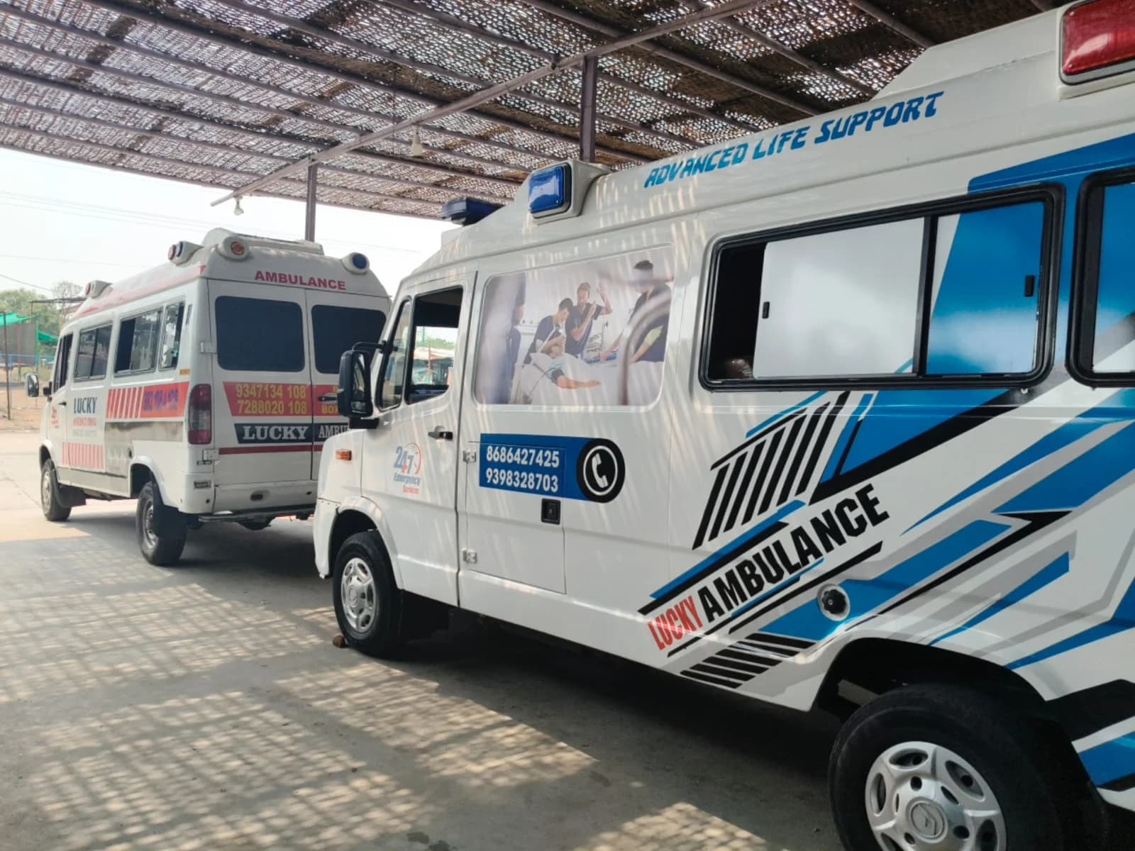 Best Ambulance Service — ambulance ready for 24x7 dispatch in Hyderabad